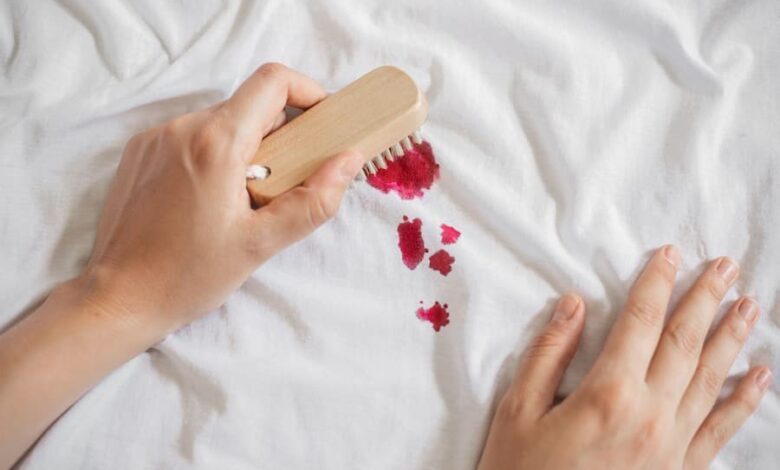 Remove Blood Stains from Bed Sheets