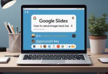 google slides how to send image back shortcut key​