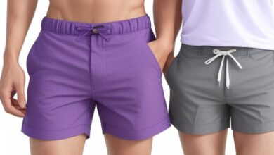 purple brand shorts​