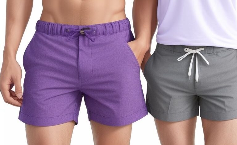 purple brand shorts​