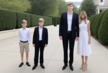 how tall is barron trump