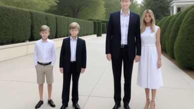 how tall is barron trump