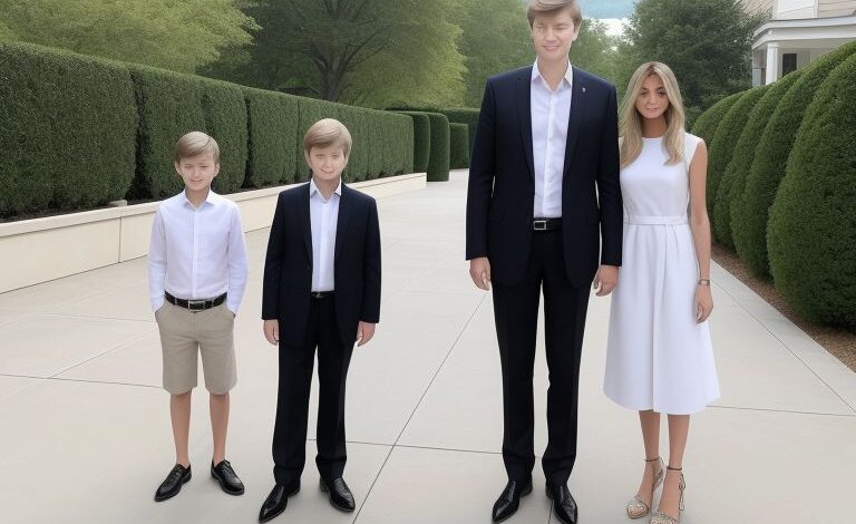 how tall is barron trump